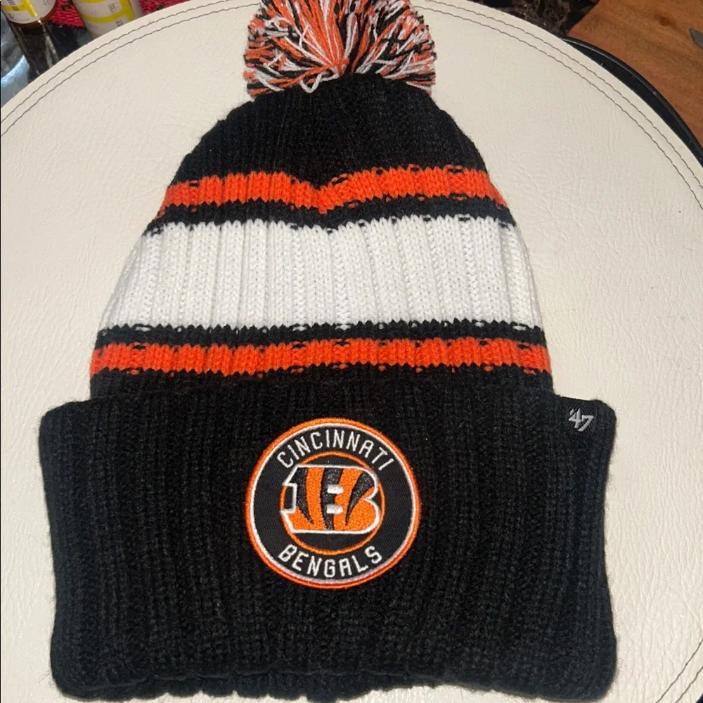 47 Brand Cincinnati Bengals Black and Orange Beanie - Picture 1 of 3
